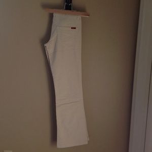 Cream colored soft corduroy pants